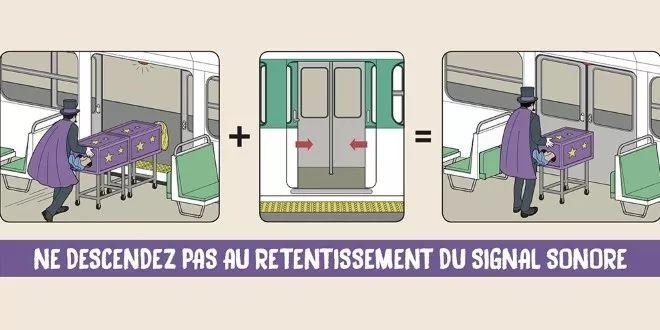 , 这很法国！如果你最近在地铁看到这些，请不要惊呆！法式黑幽默了解一下！, My Crazy Paris
